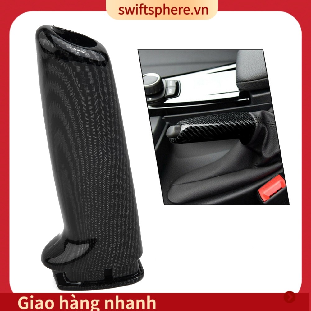 [SSPE] Vỏ tay phanh tay kiểu sợi Carbon dành cho xe BMW E46 E90 E92 F30 F32 F80