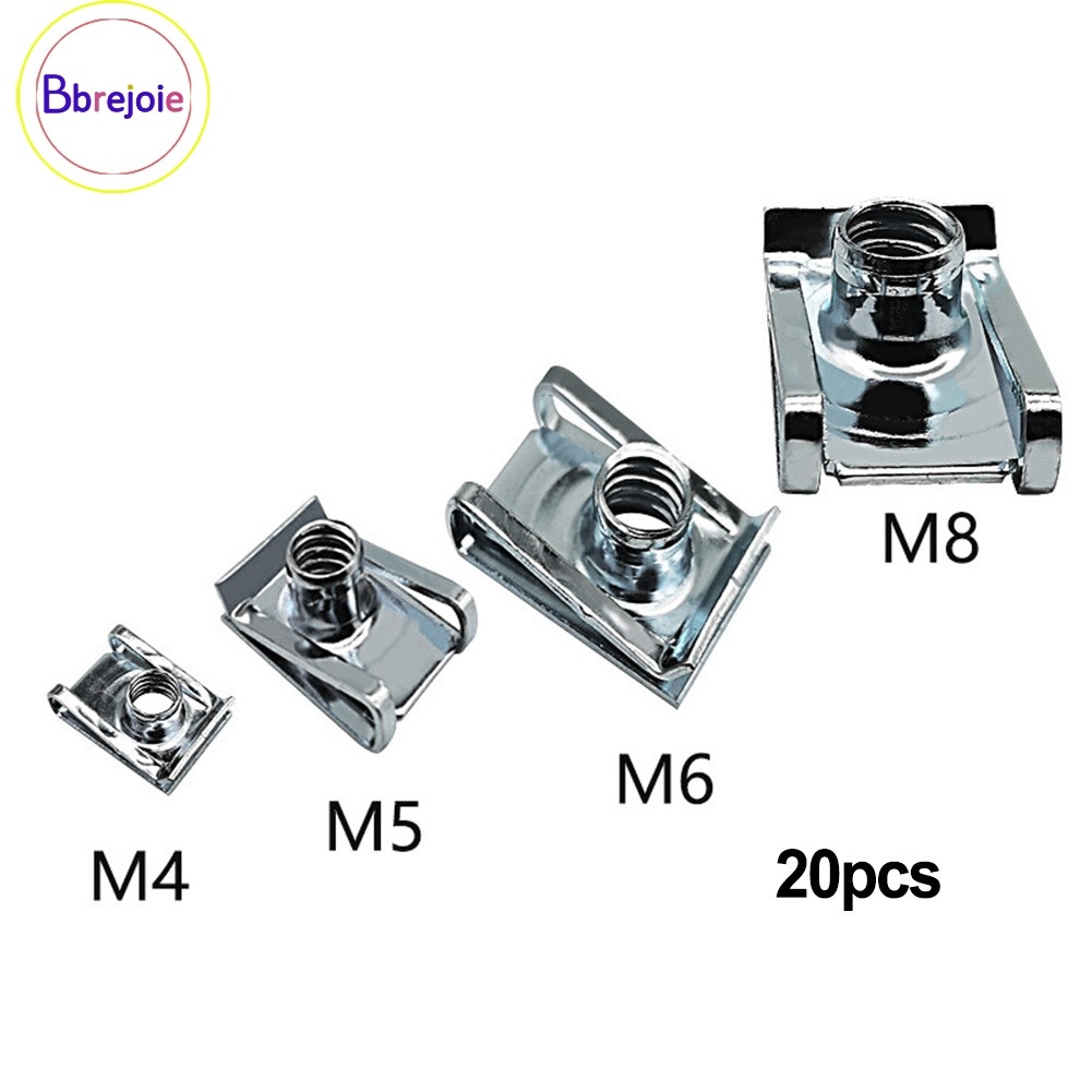[Hot-BBREJO] Chimney Nuts Spire Kẹp Lug Chốt Tốc Độ U Nuts Fixing Panel M4 M5 M6 M8❀
