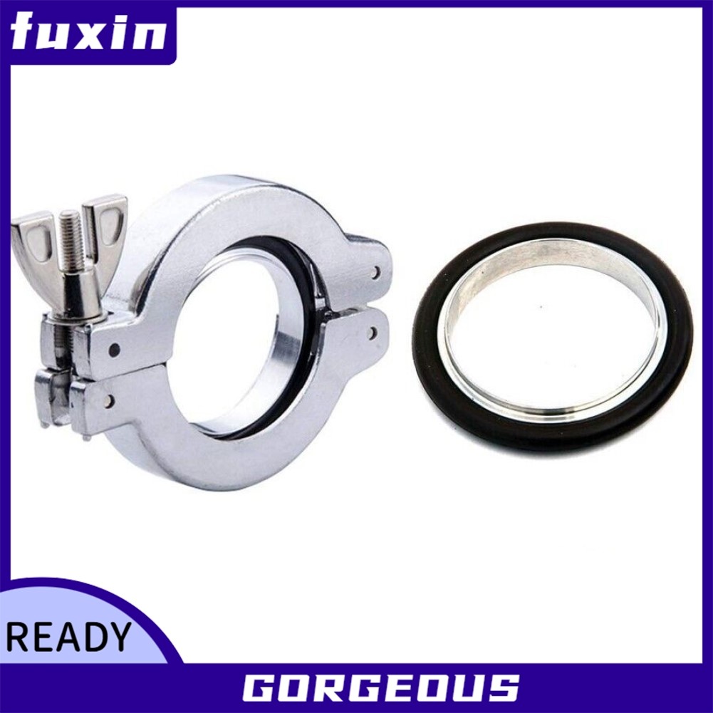 [FUXIN] Bộ kẹp chân không bằng thép không gỉ 304 KF16 KF25 KF40 KF50 Giá đỡ cao su