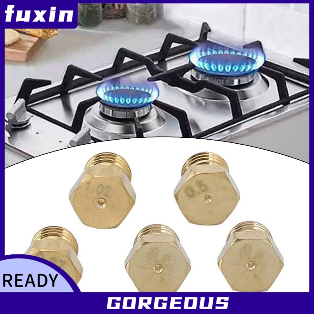 [FUXIN] 5 Cái Cho LPG Gas Jet Set Đốt Gas Hob Cho LPG Bộ Chuyển Đổi Vòi Phun Propane