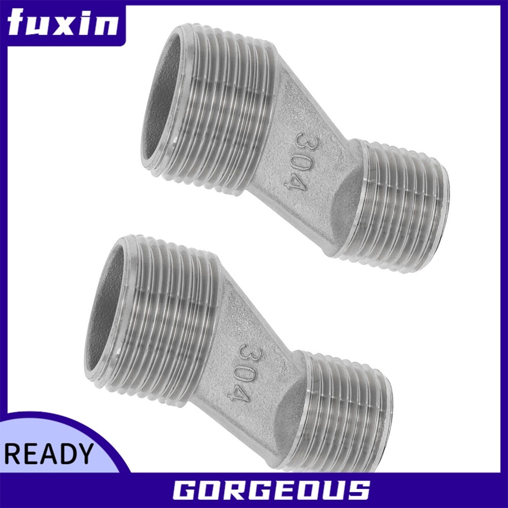 [FUXIN] 2 Chiếc Phòng Tắm S-Connector 1 / Cho 2 '' Nam Đến 3 / 4 '' Nam Offset Adapter Phần Cứng