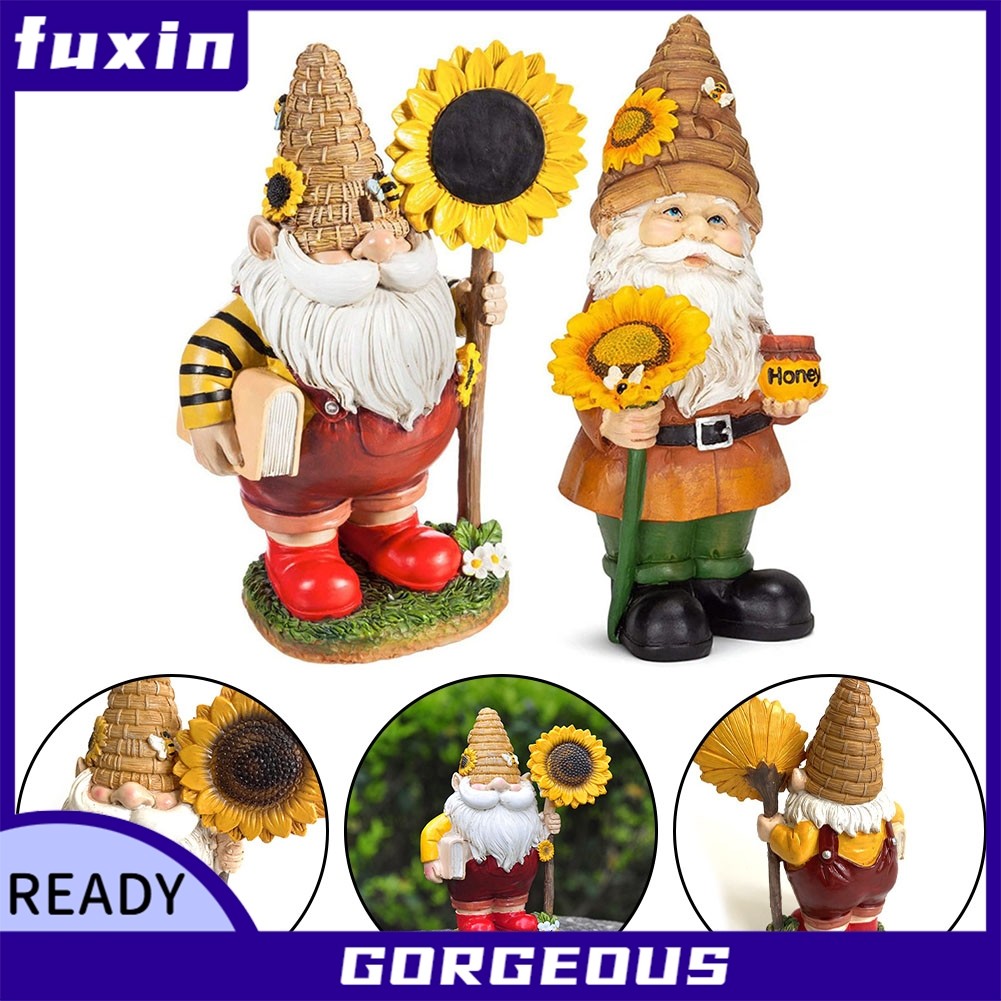 [FUXIN] Tượng Gnome Vườn Nhựa Gnome Gnome Trang Trí Sân Vườn Nhà Dễ Thương Sinh Nhật