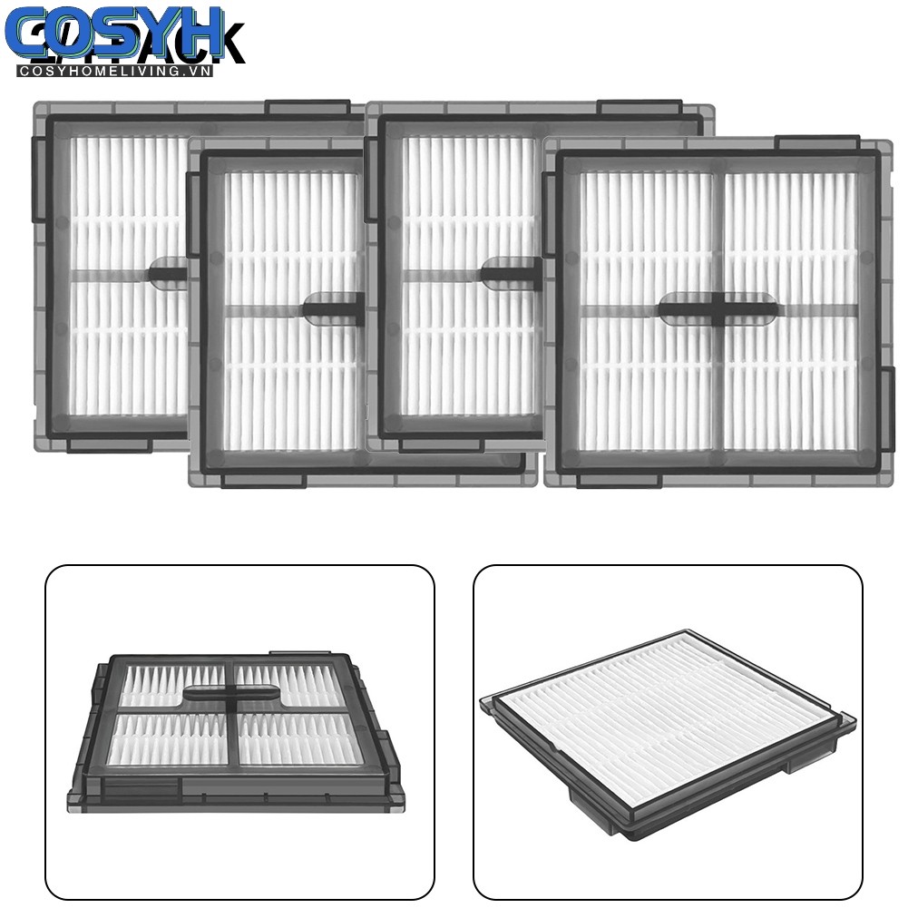 < cosyh > Tệp đính kèm HEPA cho Roborock Q10 S5 / Q10 S5 + / Q10 VF / Q10 VF + / Q10V / Q10V +