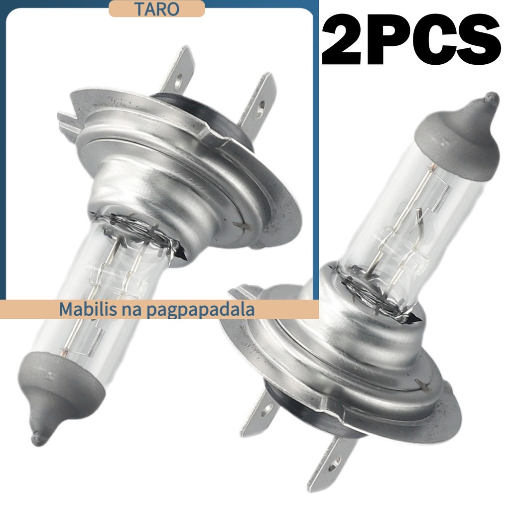 [TARO] 2 Bộ 12V Xe H7 Xenon Đèn Pha 55W 6000K Bóng Đèn Trắng Halogen