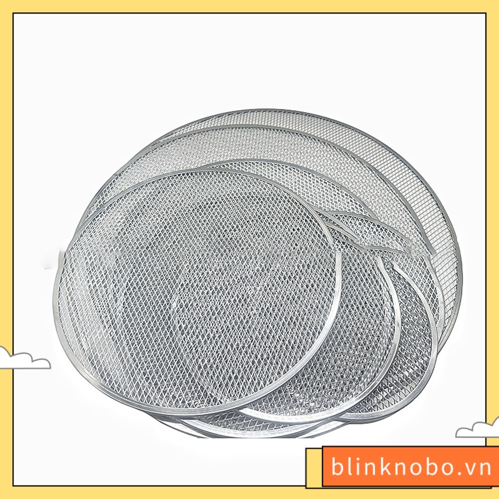 [BLINKNB] Pizza Stone Lưới Nhôm Pizza Màn Hình Pasta Khay Nướng Lưới Pizza