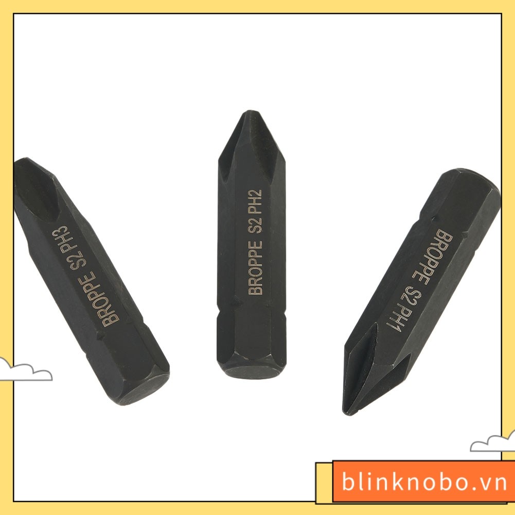 [BLINKNB] 3 Bộ tuốc nơ vít điện tác động chéo 36mm PH1 PH2 PH3