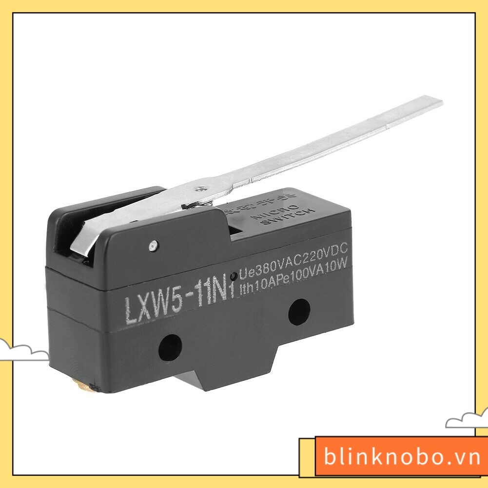 [BLINKNB] LXW5-11N1 3A Micro Limit Switch Tay đòn bẩy dài SPDT Snap-Action CNC