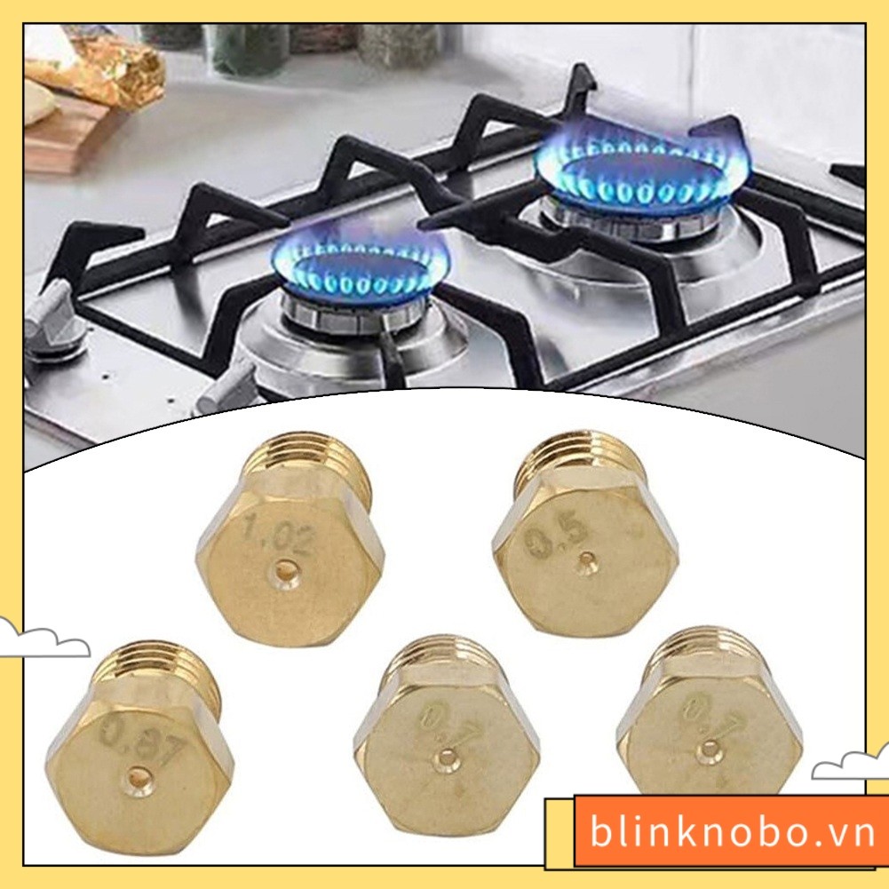 [BLINKNB] 5 Chiếc LPG Gas Jet Set Burner Gas Hob LPG Bộ Chuyển Đổi Vòi Phun Propane