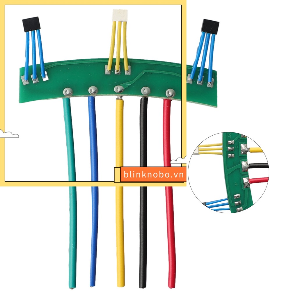 [BLINKNB] Xe đạp điện Ebike Hall Sensor PCB board 120° Hội trường động cơ bảng PCB 41F