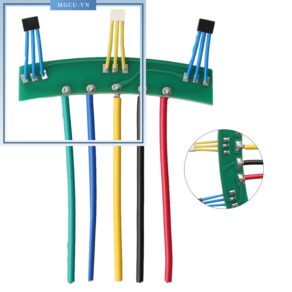 [MGCU] Xe đạp điện Ebike Hall Sensor PCB board 120° Hội trường động cơ bảng PCB 41F