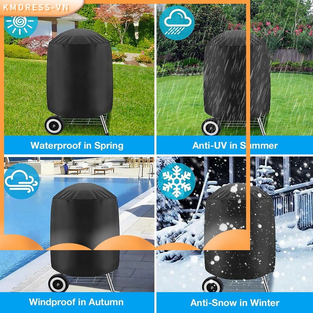 KẸP◇Vỏ nướng BBQ Vỏ nướng gas, cho hiên gas dòng Weber Q1000 / Q2000