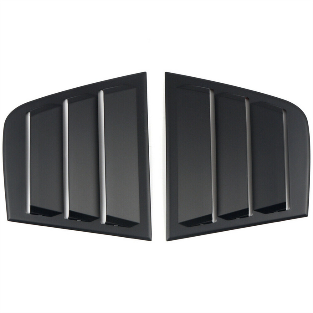 2 Cái / bộ Rèm Cửa Sổ Phía Sau Quarter Louvers Dành Cho Dodge Charger 2011-2021