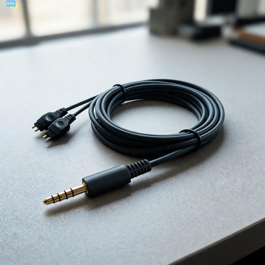 {July in New} Cáp âm thanh thay thế cho HD580 cho HD600 cho HD650 cho tai nghe HD58X 2m