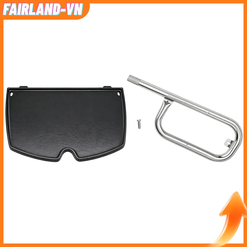 【 FAIRLAND 】 6558 Vỉ nướng bằng sắt + Ống đốt nướng 60040 cho Weber Q1200 Q1000 Q100