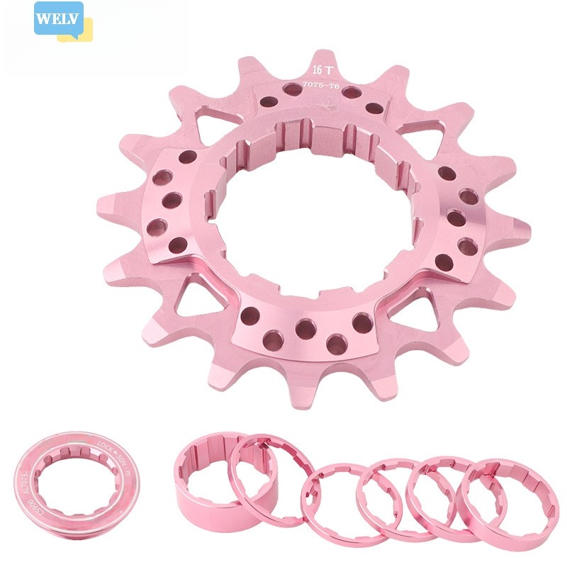 {July WELV} Xe đạp tốc độ đơn hợp kim cho bánh xích 16T cho xe đạp địa hình Dirt