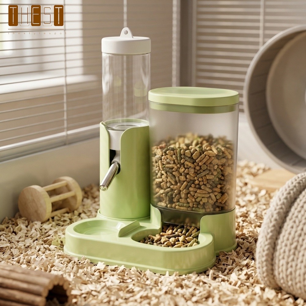 {August in New} Bình uống nước 2 trong 1 tự động cho Hamster chống rò rỉ cho chuột lang