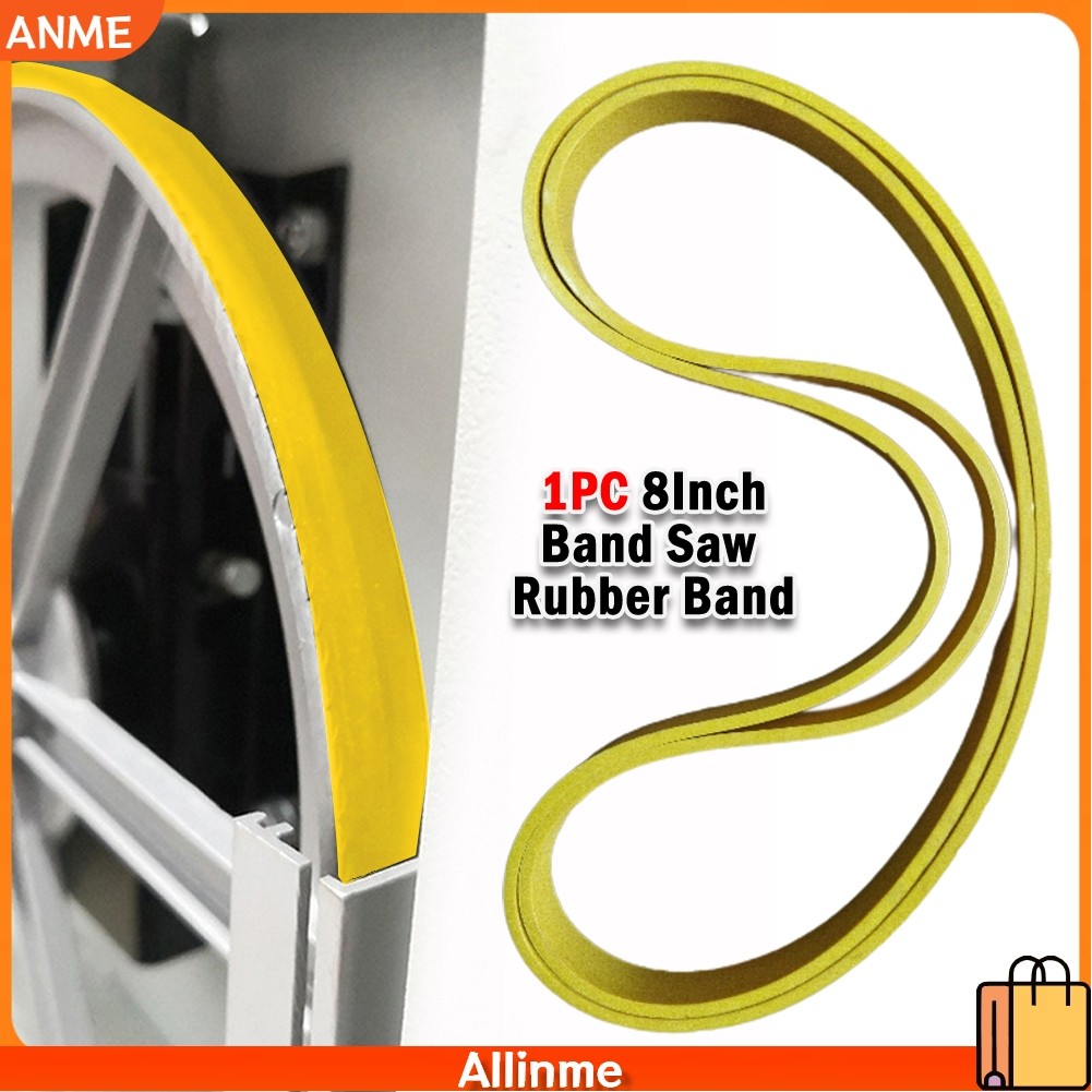 [ANME] WoodWorking Band Saw Rubber Band Saw Scroll Wheel Rubber Ring 8Inch ​