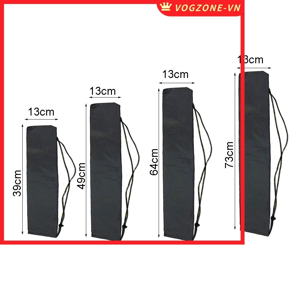 < VOGZONE > Túi xách có dây rút 39 / 49 / 64 / 73cm cho Mic Light Tripod Stand Umbrella