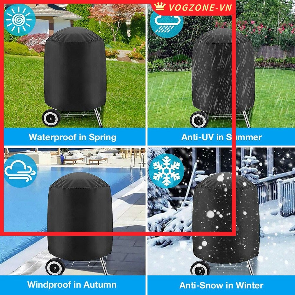 VOGZONE◇ Cho BBQ Nướng Nắp Nướng Gas, Cho Weber Q1000 / Q2000 Series Gas Patio
