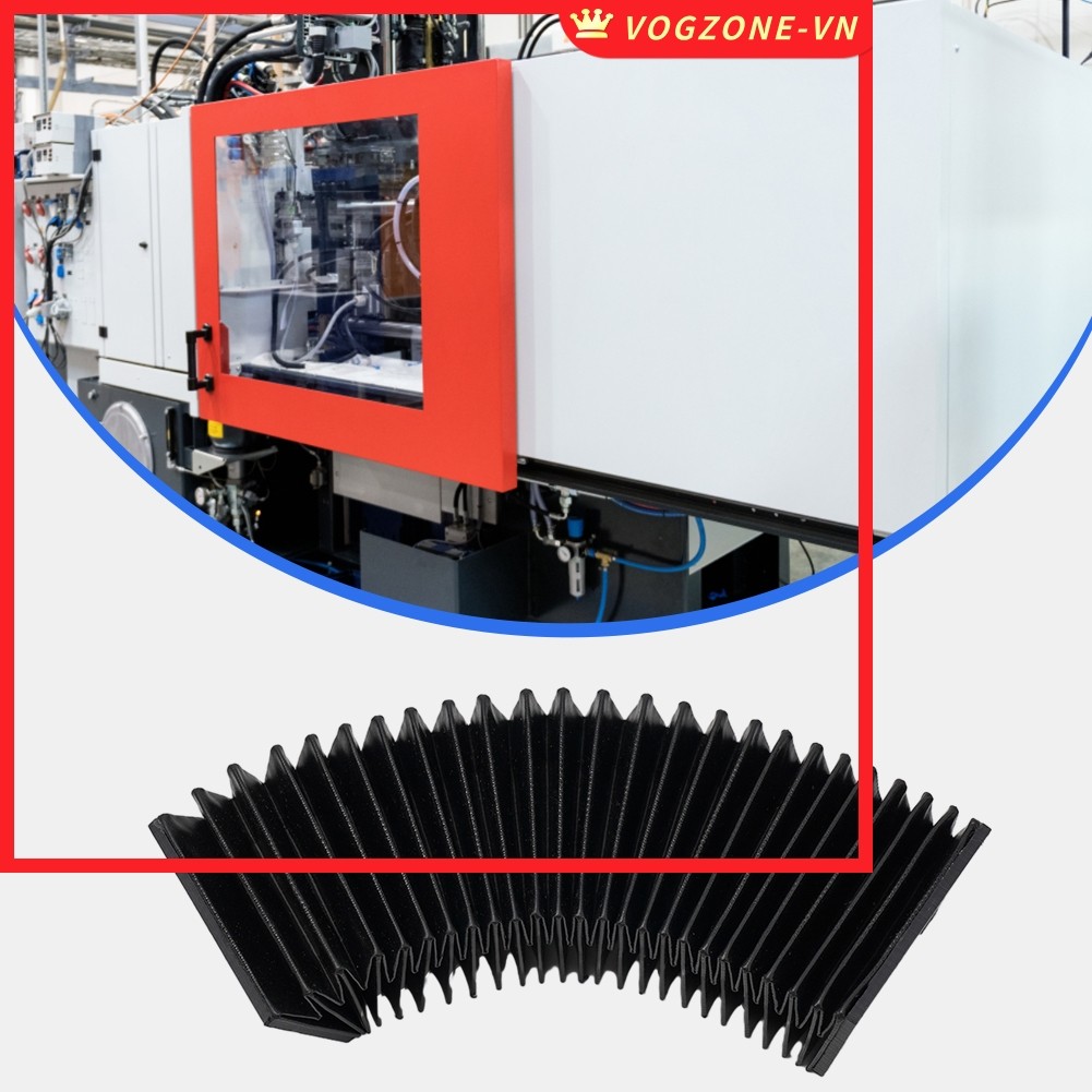 VOGZONE◇HGR20 Bellows Tuyến Tính Hướng Dẫn Đường Sắt CNC Bao Vải Kéo Dài