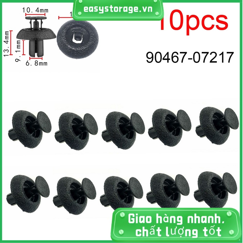 [ESYS] 10x Dành Cho LEXUS LS460 LS460L RX350 RX450H Nắp Động Cơ Kẹp Hỗ Trợ Tản Nhiệt Kẹp