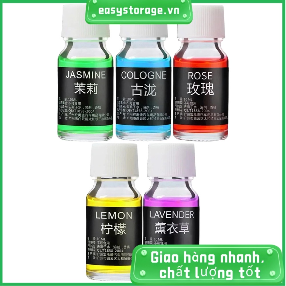 [ESYS] 10ml Máy làm mát không khí Phụ tùng ô tô Ổ cắm lỗ thông hơi Refill Perfume Oil Aroma Diffuser