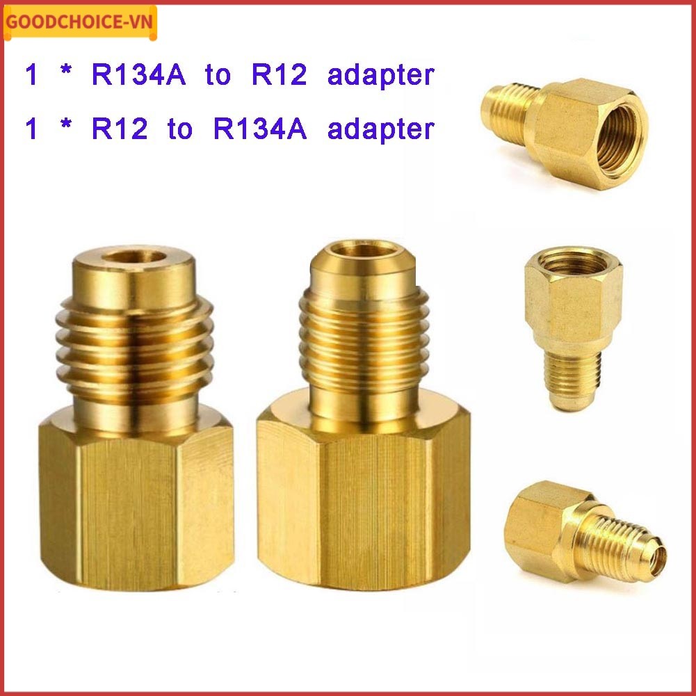 [Bán Chạy] 2 Chiếc R12 Đến R134a Cho R134a Cho Bộ Chuyển Đổi R134a Sang R12 1 / 4 Nữ Flare 1 / Cho 2