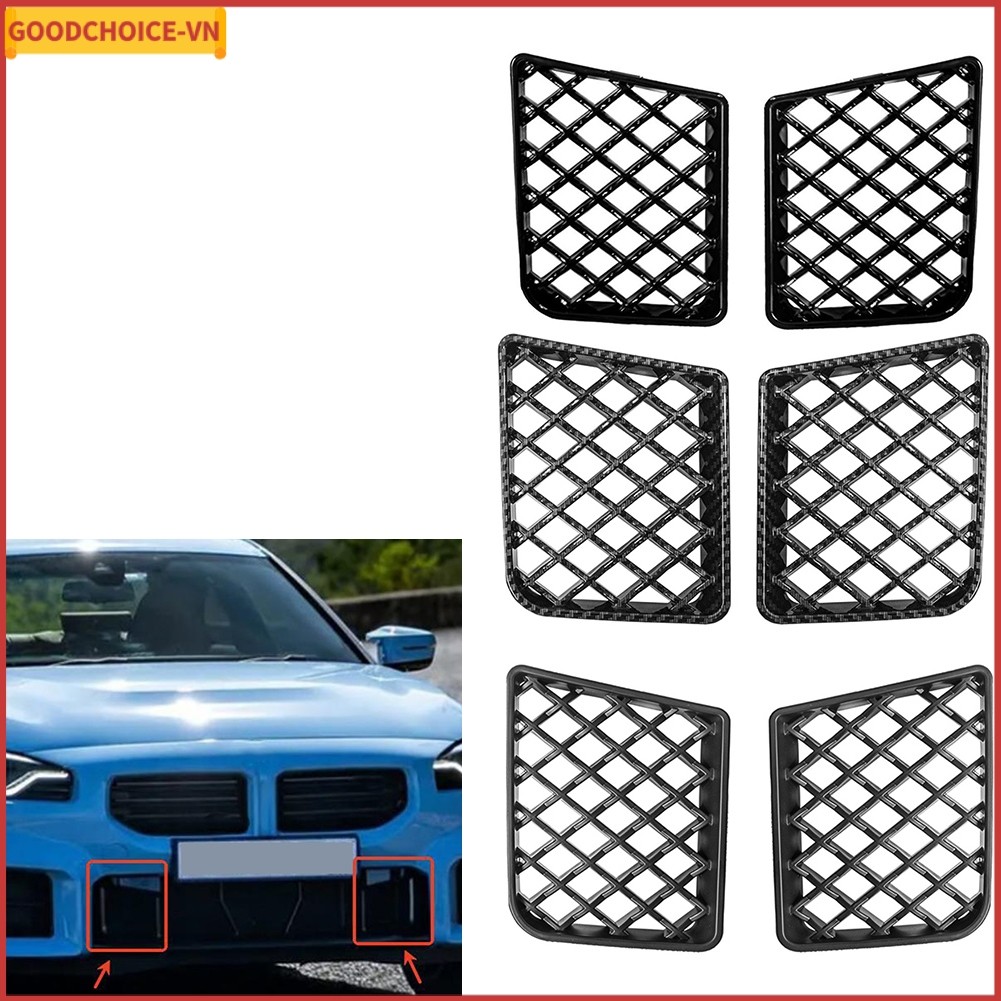 [Bán chạy] cho 2 gói Lưới tản nhiệt dưới trung tâm cản trước ô tô cho BMW cho G87 M2 2023-2025