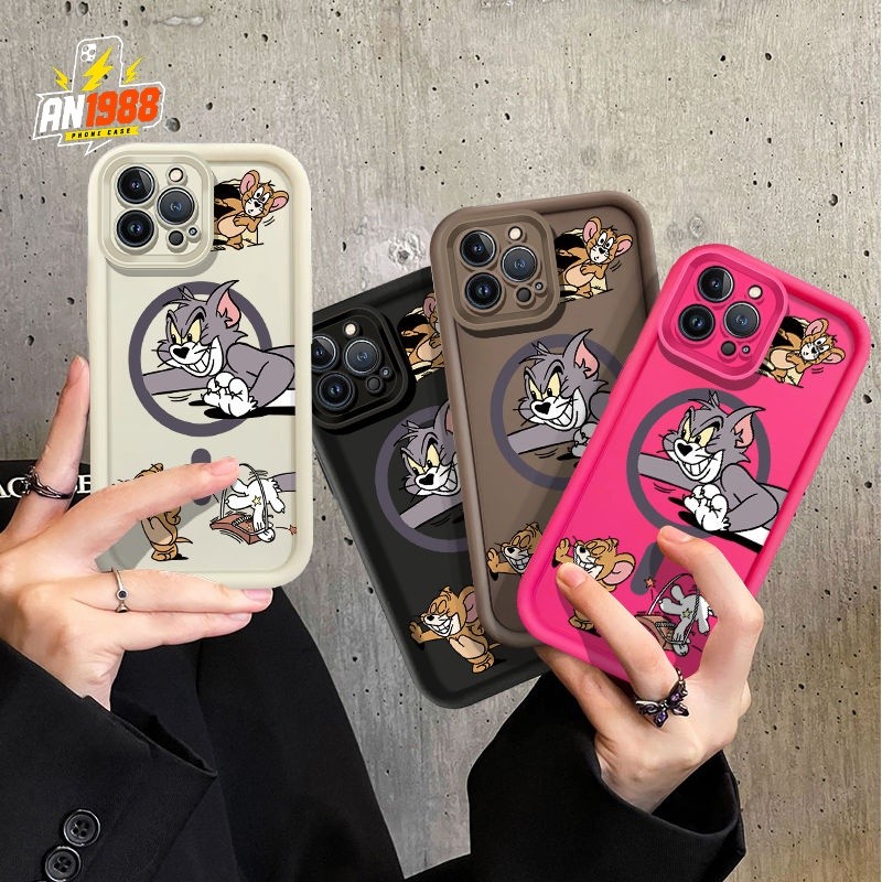 Jerry Mouse Poses Collage Tom And Jerry Scenes Case cho Realme C25S C3 Realme 11x 6i 5 Pro Realme 12