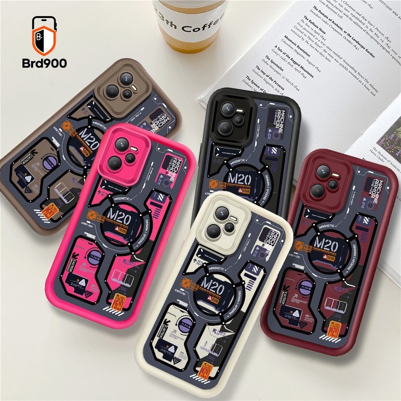 Cool Mecha Robot Armor Tech Machine Case cho OPPO A36 A76 A96 A75 A77 A79 A57 Reno 5 Lite 2f 5f 2z O
