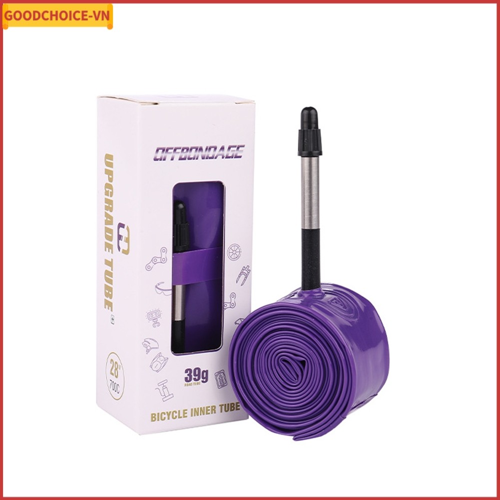 [Bán chạy nhất] Xe đạp siêu nhẹ 39g Ống trong xe đạp đường trường 700C cho lốp TPU Chiều dài cho van