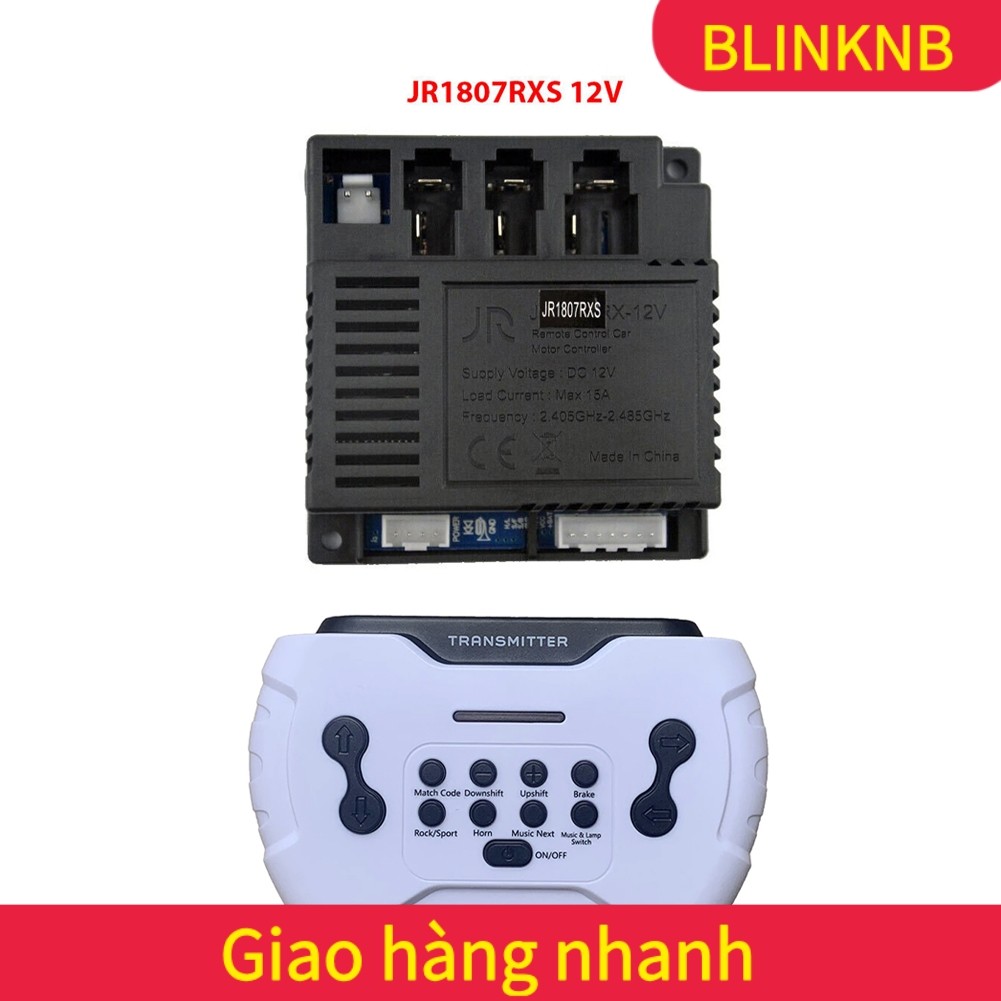 [BLINKNB] Bộ thu JR1807RXS 12V cho xe điện trẻ em 2.4G Bluetooth RC