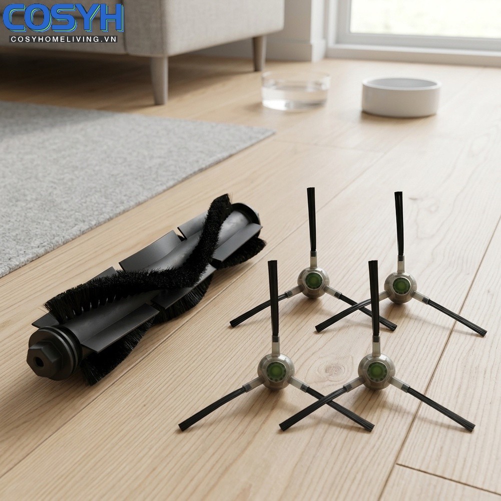[2026NEW] Bàn chải con lăn Bàn chải bên cho Neatsvor cho S700 cho Robot hút bụi và lau nhà S700 Pro