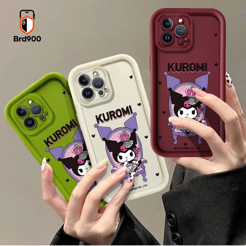 Ốp Điện Thoại Màu Tím Dreamy Kuromi Gothic Cho OPPO Reno 2z 5f 2f 5 Lite OPPO F7 F9 F5 OPPO A57 A36 