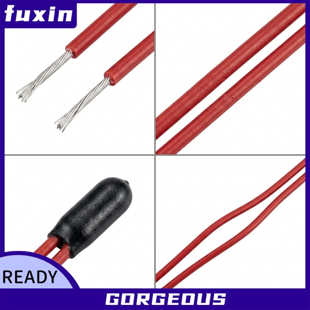 【FUXIN】20Pack MF52B 10K Điện trở nhiệt 3950 B Giá trị Cáp 1% 100mm