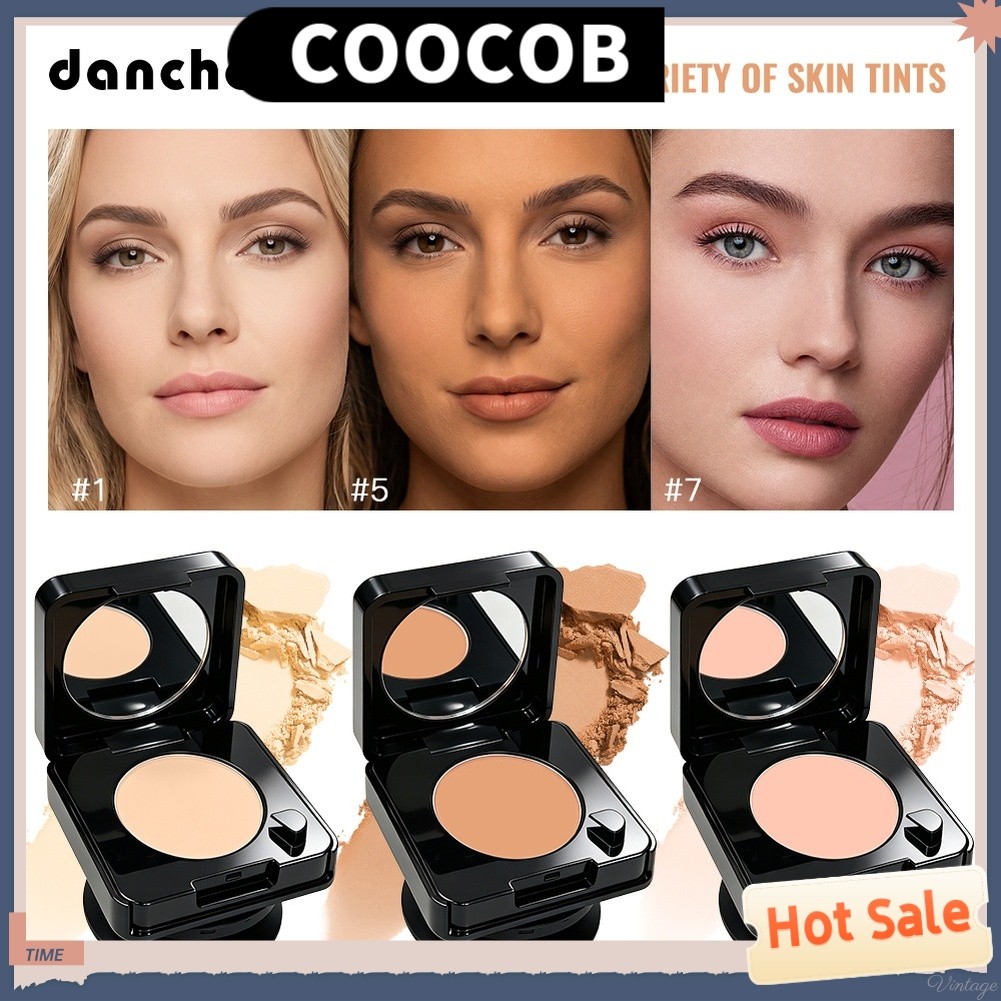 {August in New} DÀNH CHO Thiết lập làm sáng da ép mini Kẹp điện thoại nhỏ gọn Gương nhỏ gọn 8 màu