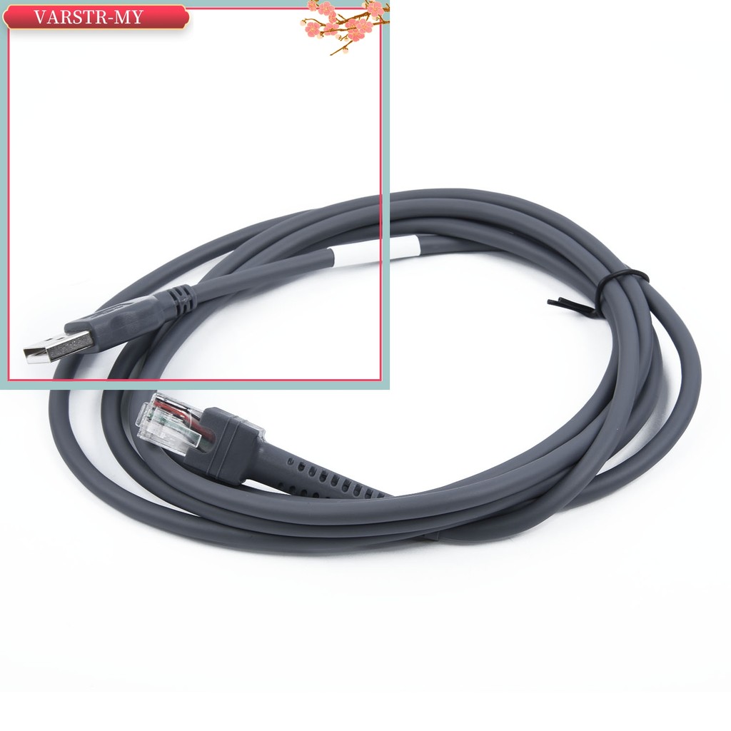 < VARSTR > Cáp USB 6,6ft làm biểu tượng cho máy quét mã vạch LS1203 L 208 LS4208 cho AP DS9208
