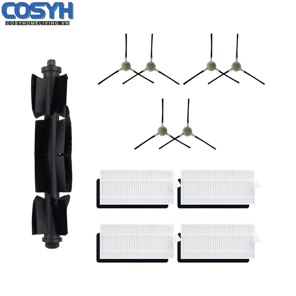 [2026new] Bộ lọc bàn chải bên chính cho Neatsvor cho S700 / cho Robot hút bụi S700 Pro