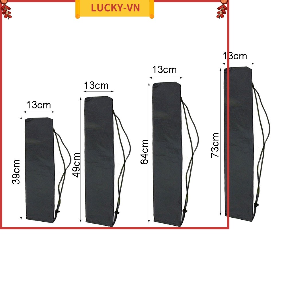 < LUCKY > Túi xách có dây rút 39 / 49 / 64 / 73cm cho Mic Light Tripod Stand Umbrella