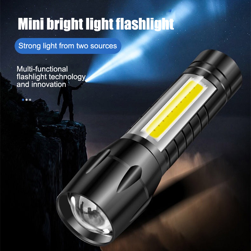 Đèn Pin led usb mini Có Thể Sạc Lại Siêu Sáng