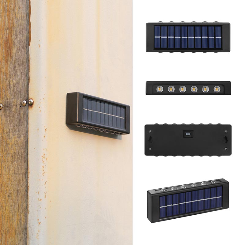 Bộ 2 / 4 / 6 / 8 / 10 Đèn Led Năng Lượng Mặt Trời Chống Thấm Nước Trang Trí Sân Vườn