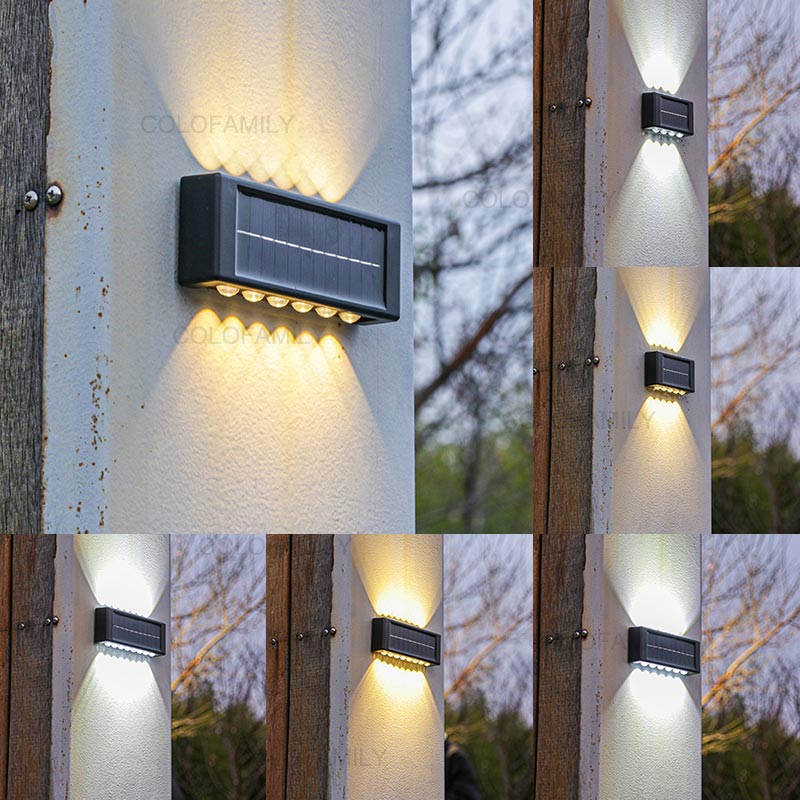 Bộ 2 / 4 / 6 / 8 / 10 Đèn Led Năng Lượng Mặt Trời Chống Thấm Nước Trang Trí Sân Vườn