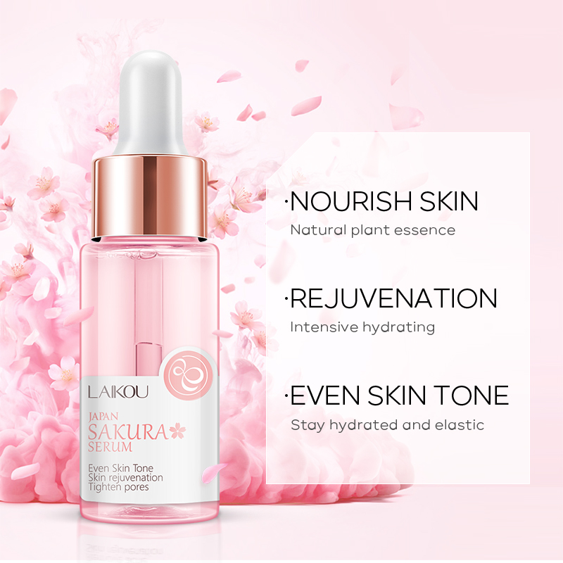 Laikou serum sakura Se Khít Lỗ Chân Lông Làm Trắng Da 17ml
