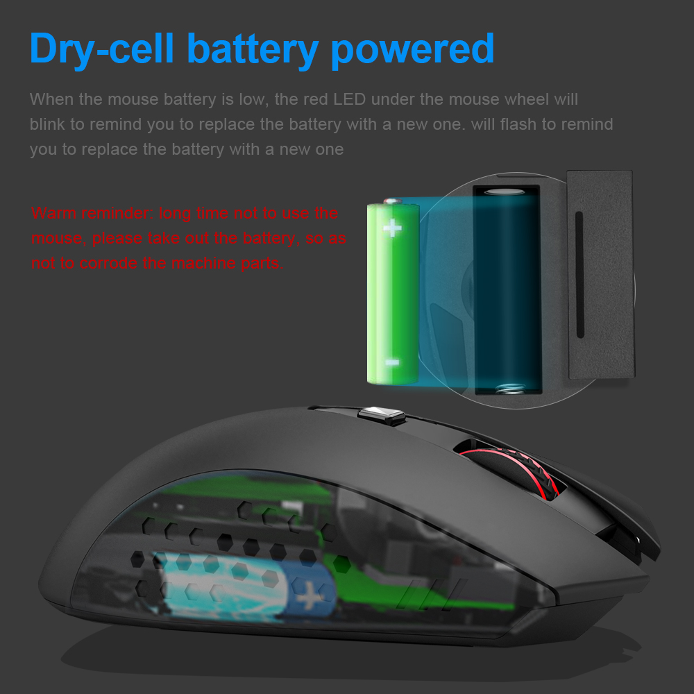 Chuột Quang Chơi Game Không Dây 5 Nút e-yooso x-26 usb 2.4g 4800Dpi Cho Máy Tính / laptop