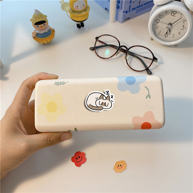 Set 100 Miếng Dán Hình Mèo Dễ Thương Chống Thấm Nước Trang Trí Sổ Tay