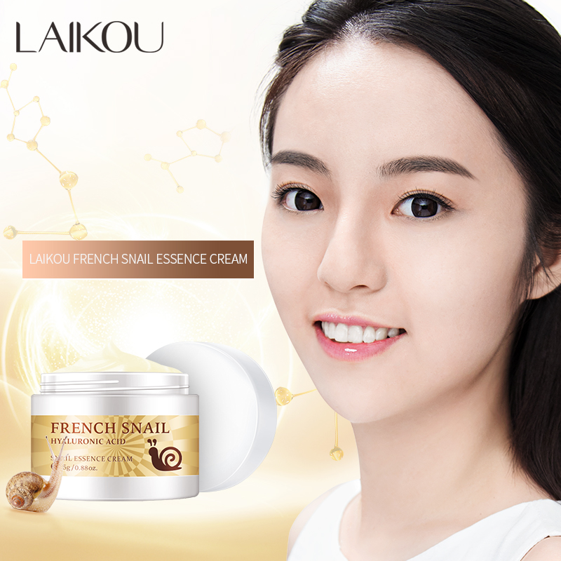 Laikou Kem Ốc Sên 25g Dưỡng Ẩm Chống Lão Hóa Và Nếp Nhăn