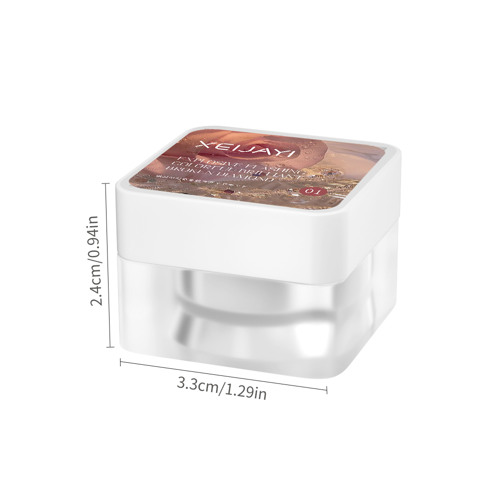 Sơn Móng Tay gel Kim Tuyến Lấp Lánh Phản Quang diy
