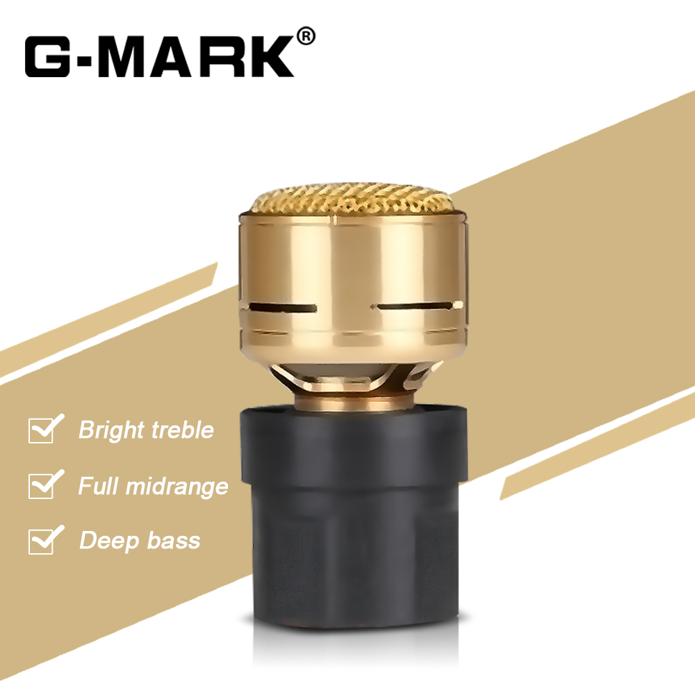 G-Mark 48KHZ HD Không Dây Năng Động Micro Core Độ Nhạy Cao Karaoke Mic Capsule