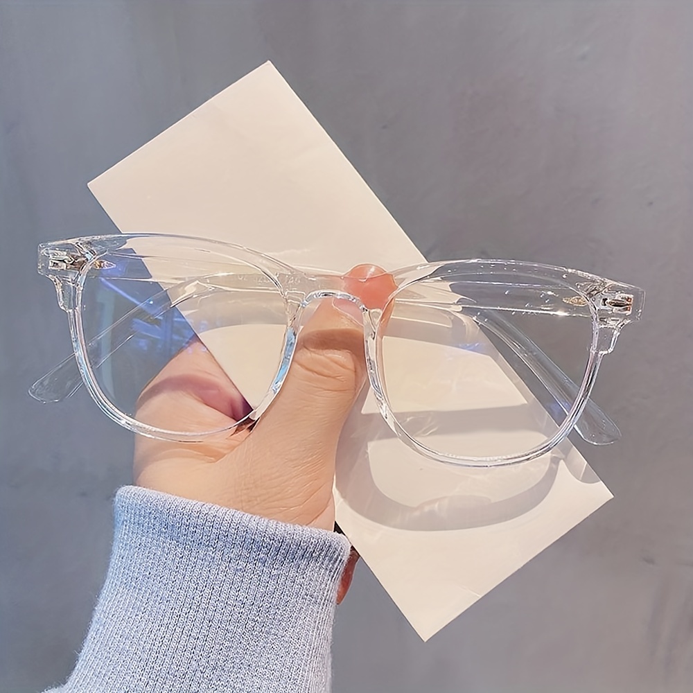 Mắt Kính Gọng Tròn Chống Ánh Sáng Xanh Thời Trang Bảo Vệ Mắt Khỏi Ánh Sáng Xanh Dành Cho Nam Và Nữ