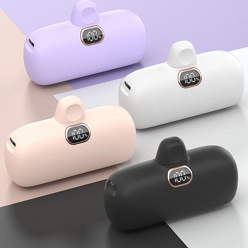 Sạc Dự Phòng mini 5000mah 5000mah Tiện Dụng Cho samsung iphone 14 13 12